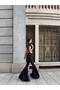 Women's Tulle Detailed Trousers & Blouse Set with Agraflas - 5