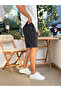 Thin Denim Shorts with Drawstring Waist - 3
