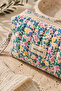 Makeup Bag Quilted Organizer - Travel Cosmetic Organizer Zippered Multi-Purpose Women's Bag 20X10X7 cm - 3