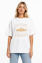 Unisex Women's Men's Corti̇ez New Season Front Printed Oversized Thick Fabric Relaxed Fit T-Shirt - 2