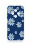 Tecno Spark 30C Compatible Blue Daisy Patterned Silicone Case - 2