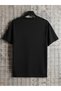 Unisex Black Believe Printed Oversize T-Shirt - 2