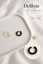 Non-Pierced Black Steel Hoop Earring and Ear Cuff Compressive Men's Earring 1 Piece - 4
