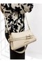 Women's Double Strap Gold Buckle Daily Stylish Hand and Shoulder Bag - 3