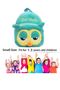 Mini Backpack Kids Cute School Shoulder Bag Toddler Plush Small Backpack Baby Schoolbag Preschool Bag Gift, Owl - 3