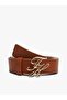 Script Brown Belt (AW0AW18568) Women - 90 - 5