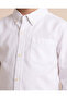 Boys White Plain Button Down Oxford Shirt - 3