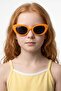 Lumora Orange Black Children's Sunglasses