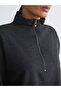 Nevavm Soft Touch Women's Sweatshirt with a High Collar Pattern and a Difference in Color - 4