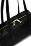 Women's Genuine Leather Black Handbag - 3