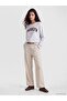 Xside Gray Brooklyn Printed Oversize Women's Sweatshirt - 2