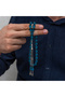💎   Premium Shiny Antique Metal Tasseled Blue Amber Prayer Beads - 2