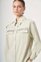 Women's Stone Detail Shirt Mint 31438 - 4