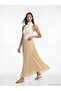 Original Elastic Waist Textured Chiffon Skirt - 2