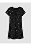 Orange V-Neck Polka Dot Girls' Dress - 2