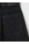 Black super baggy fit men's jean pants - 3