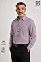 Relaxed Fit Long Sleeve Striped Classic Men's Dad Shirt - 4