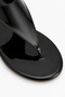 Isabel Women's Patent Leather Flip-Flop Sandals with Ankle Buckle and Comfortable Sole - 4