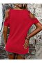 Women's Open Shoulders Round Neck Viscose Blouse - 3