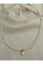 White Glass Beaded Crab Necklace |   Crab Necklace |   Women's Bijouterie Necklace - 3