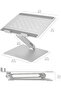 Adjustable Ergonomic Laptop Stand, Multi-Angle with Heat Vent, Pre-Tightened Hinges fo - 6