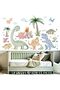 Dinosaur Wall Stickers for Boys Room: Peel and Stick Dino Wall Decals - Baby Nursery Bedroom - Children Supplies Ages 1-12 Years Wall Decor Art - 2