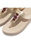 Women's Fino Stone Trim Toe-Post Sandals - 3