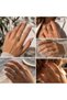 Star Detailed Multi-Row Adjustable Ring - 3