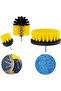 3-Piece Drill Bit Cleaning Brush Set - Cleaning Bit for Bathroom, Grout, Sofa, Carpet and Car Wheel - 4