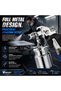AB17S Suction Feed Spray Gun with a Metal Paint Cup, Adjustable Controls and Precision Nozzle for Automotive, Furniture, Woodwork, Metalwork, Workshop Painting, Coating and Refinishing Projects - 2