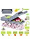 Vegetable Chopper & Slicer – 14-in-1 Multi-Function Onion, Potato, Carrot & Garlic Chopper with Container