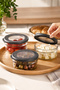 Et-00104 Flat 4-Piece Glass Breakfast Multi-Purpose Storage Container Glass Breakfast Set 415Cc - 4