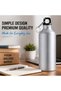 600ml Large Capacity Stainless Steel Sports Water Bottle – Vacuum Insulated Thermal Flask, Double Wall Leakproof Travel Mug, Portable Reusable for Gym, Office, Camping, Hiking & Outdoor A - 2