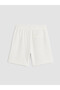Özmarka New Season Ecru Regular Fit Men's Shorts - 6
