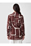 Patterned Women's Shirt Tunic - 4