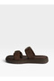 Daily Buckle Poly Sole Comfortable Genuine Leather Slippers - 3 cm - 6