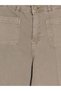 Vizyon New Season Beige Culotte Fit Women's Jean Pants - 6