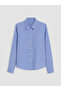 Lcw vision striped 100% cotton women's shirt - 5