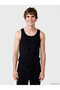 Vizyon New Season Black U-Neck Men's Undershirt 5-Pack - 2