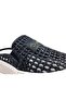 Knitted Detailed Closed-Toe Black Sabo Slippers (Size 1 Small Fit) - 5