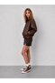 Women's Oversized Belted Leather Jacket - 3