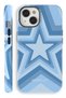 iPhone 15 Plus Baby Blue Star Double Layer Essential Tough Phone Case