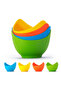 set of 4 silicone egg pans, mini microwave-safe egg pans, can be used for cooking in a microwave or on a stovetop. - 2