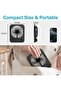 Rechargeable desktop fan - 5 speed settings, brushless motor - Silent mini fan with LED battery indicator - 1200mAh USB desktop fan - 16.3 x 13.2... - 8
