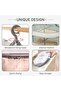 This double - layer foldable clothes rack, a 31.5 - inch mesh rack, saves space and can be used to dry sweaters and other clothes. It has a built... - 4