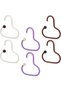 6-piece bra hanger set, simple vest and hat rack, wardrobe storage rack, Geschikt voor home towel and scarf bag set.