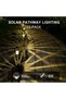 Solar Waterproof Outdoor Lights Stainless Steel LED Landscape Decoration Courtyard Path Walkway Terrace Lawn 12-Pack Warm Light - 4