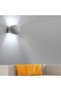 G9 plaster wall lamp, LED night light, white light - suitable for soft lighting in hallways, bathrooms and hotel rooms - 13 x 13 x 15 cm - 3