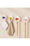 8-Pack Multi-Color 6.1x6.1x4.4 cm Suction Cup Towel Hooks - 2