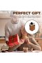 2-Piece Set Desktop Pen Holder - Brown Leather Multifunctional Pen Holder, Makeup Brush, Remote Control & Storage Box Organizer - 3